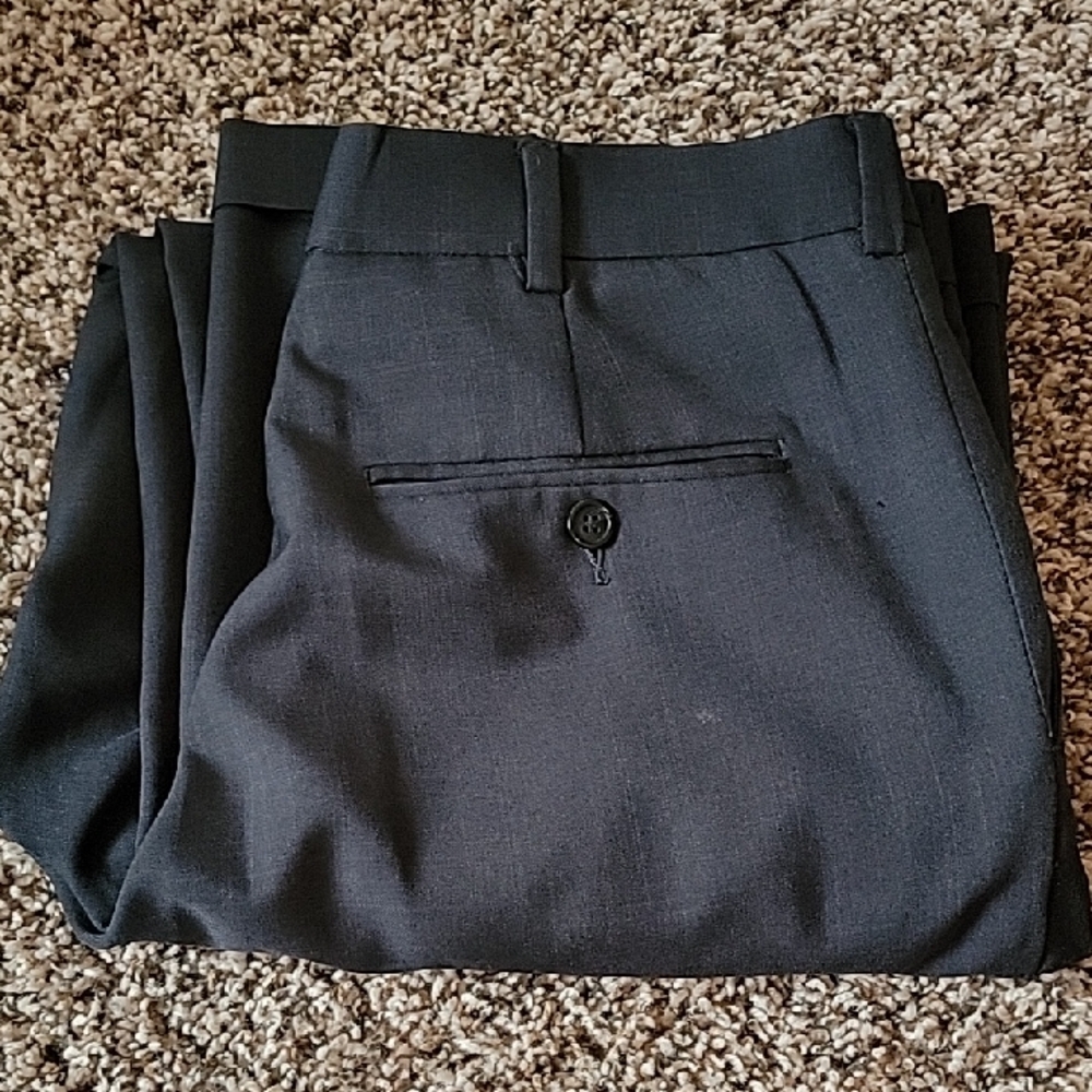 Perry Ellis Charcoal Gray Dress Pants